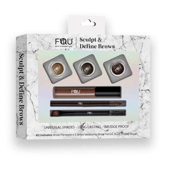 BFY Cosmetics Sculpt & Define Brow Kit New in Box Vegan - Picture 6 of 6